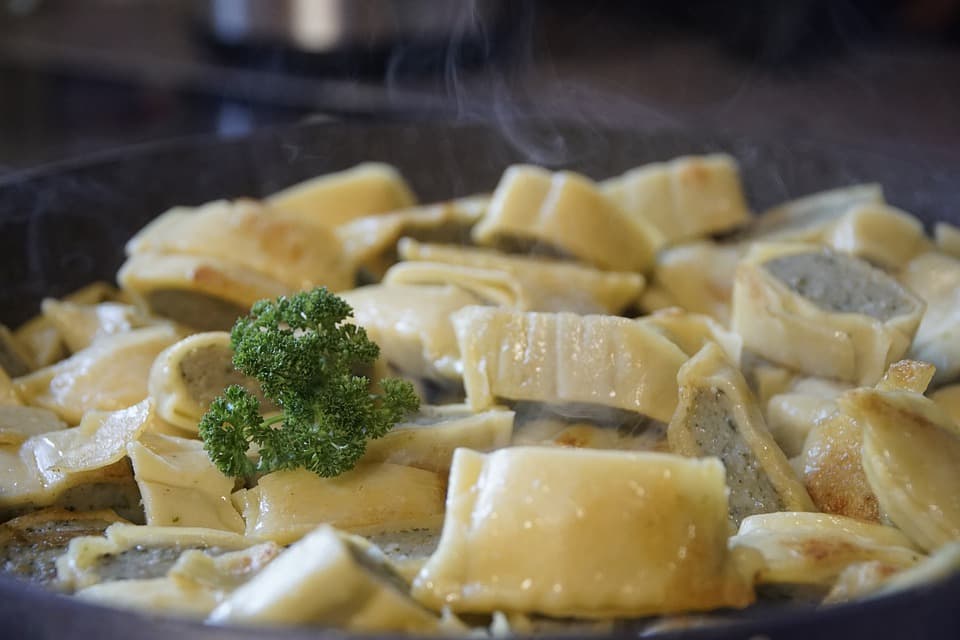 Swabian Maultaschen from our kitchen